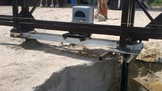 Купить сваи для ворот в Кумертау. Заказать ворота на сваях под ключ от 22256 руб